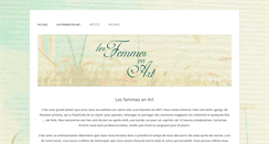 Desktop Screenshot of lesfemmesenart.com