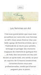 Mobile Screenshot of lesfemmesenart.com